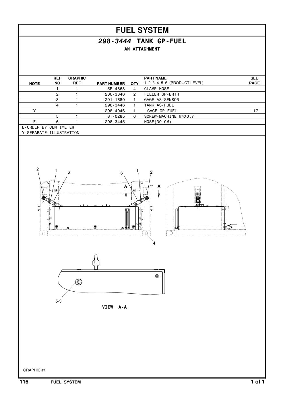 291-1680 GAGE AS-SENSOR CAT parts manual diagram