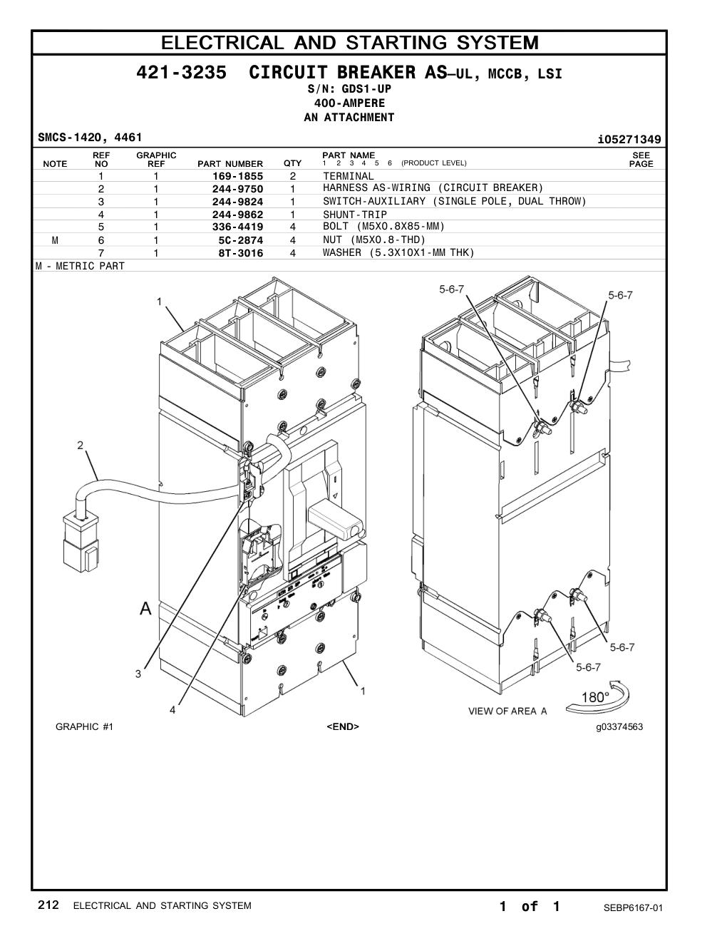 8T-3016 WASHER (5.3X10X1-MM THK) · S/N GDS1-UP CAT parts manual diagram