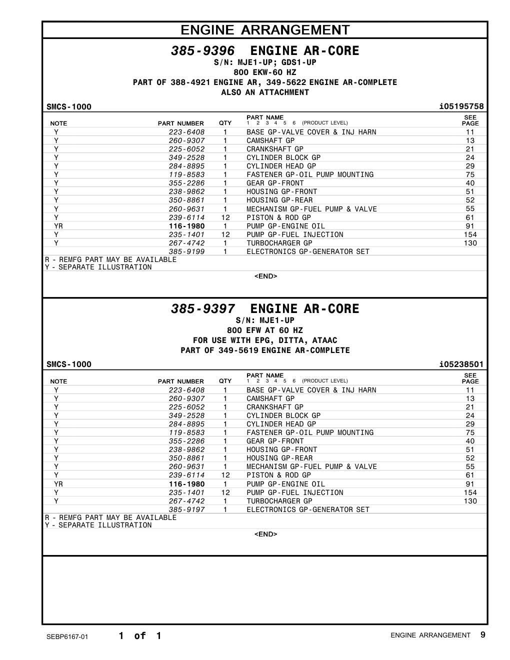 225-6052 - CRANKSHAFT GP