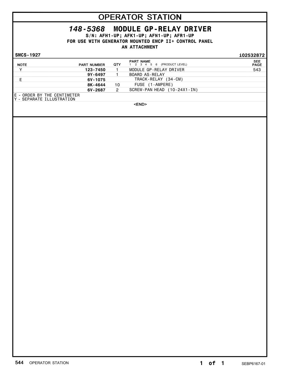 123-7450 - MODULE GP-RELAY DRIVER