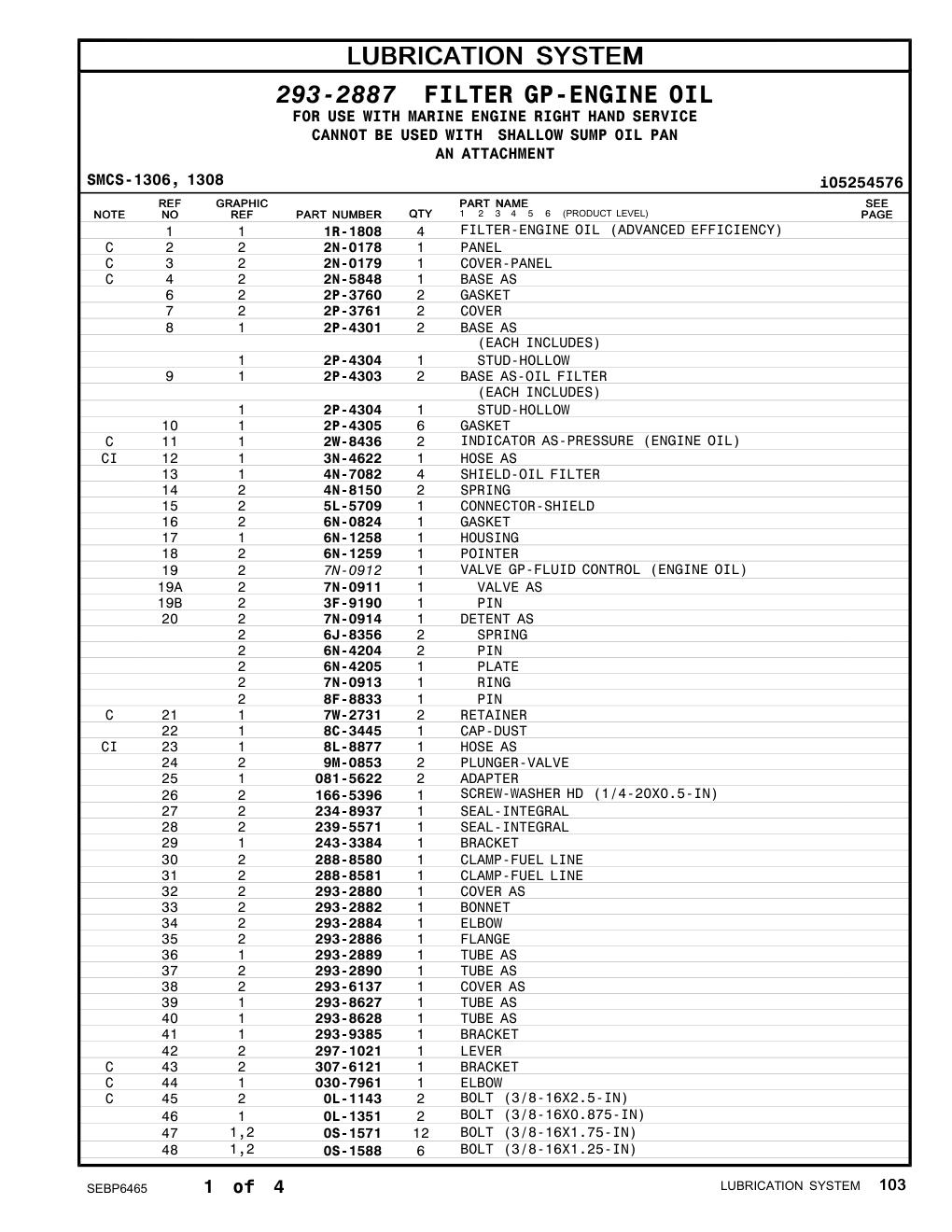 293-2880 COVER AS CAT parts manual diagram