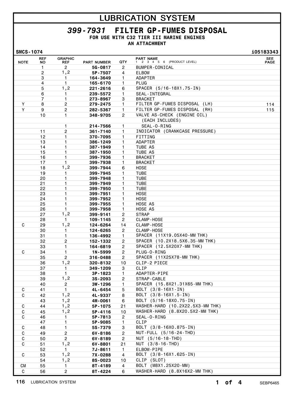 387-1949 TUBE AS CAT parts manual diagram