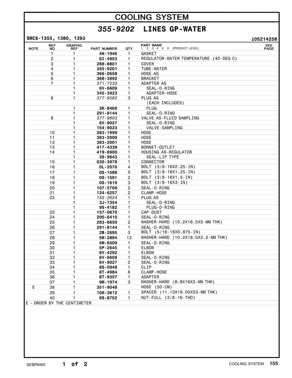 283-8650 WASHER-HARD (10.2X18.5X5-MM THK) CAT parts manual diagram
