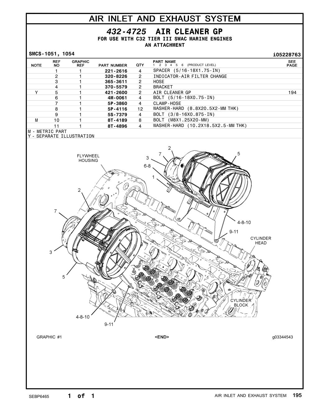 421-2600 - AIR CLEANER GP