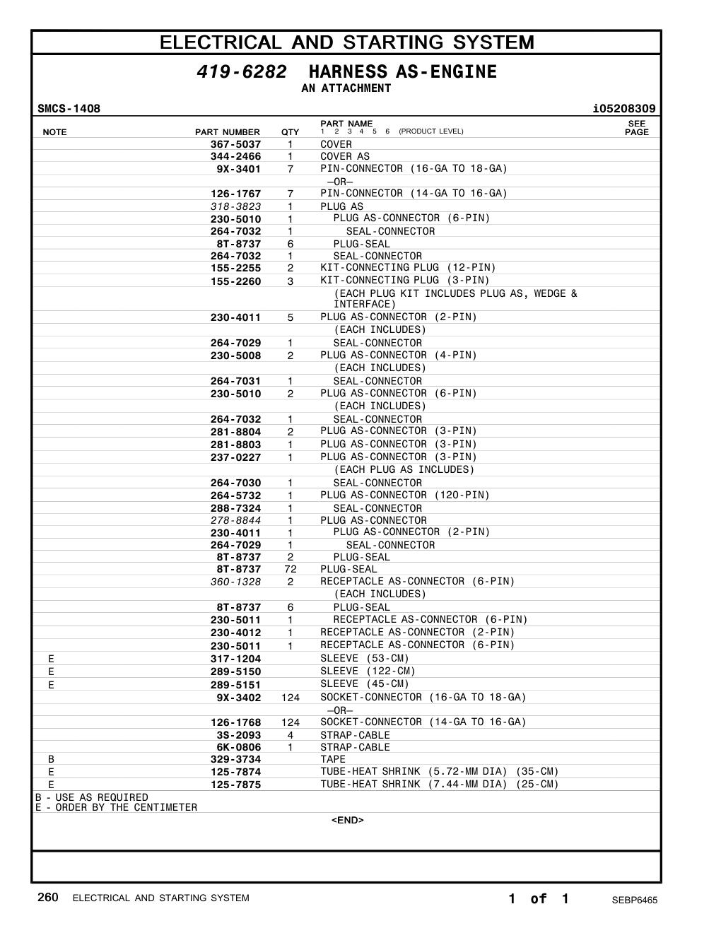 237-0227 - PLUG AS-CONNECTOR (3-PIN) (EACH PLUG AS INCLUDES)