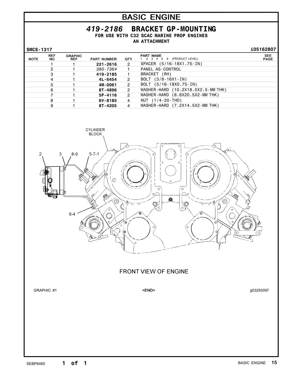 419-2185 - BRACKET (RH)