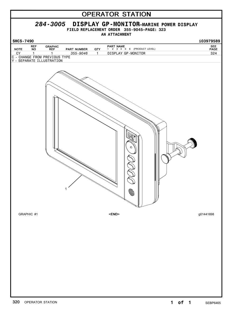 355-9046 - DISPLAY GP-MONITOR