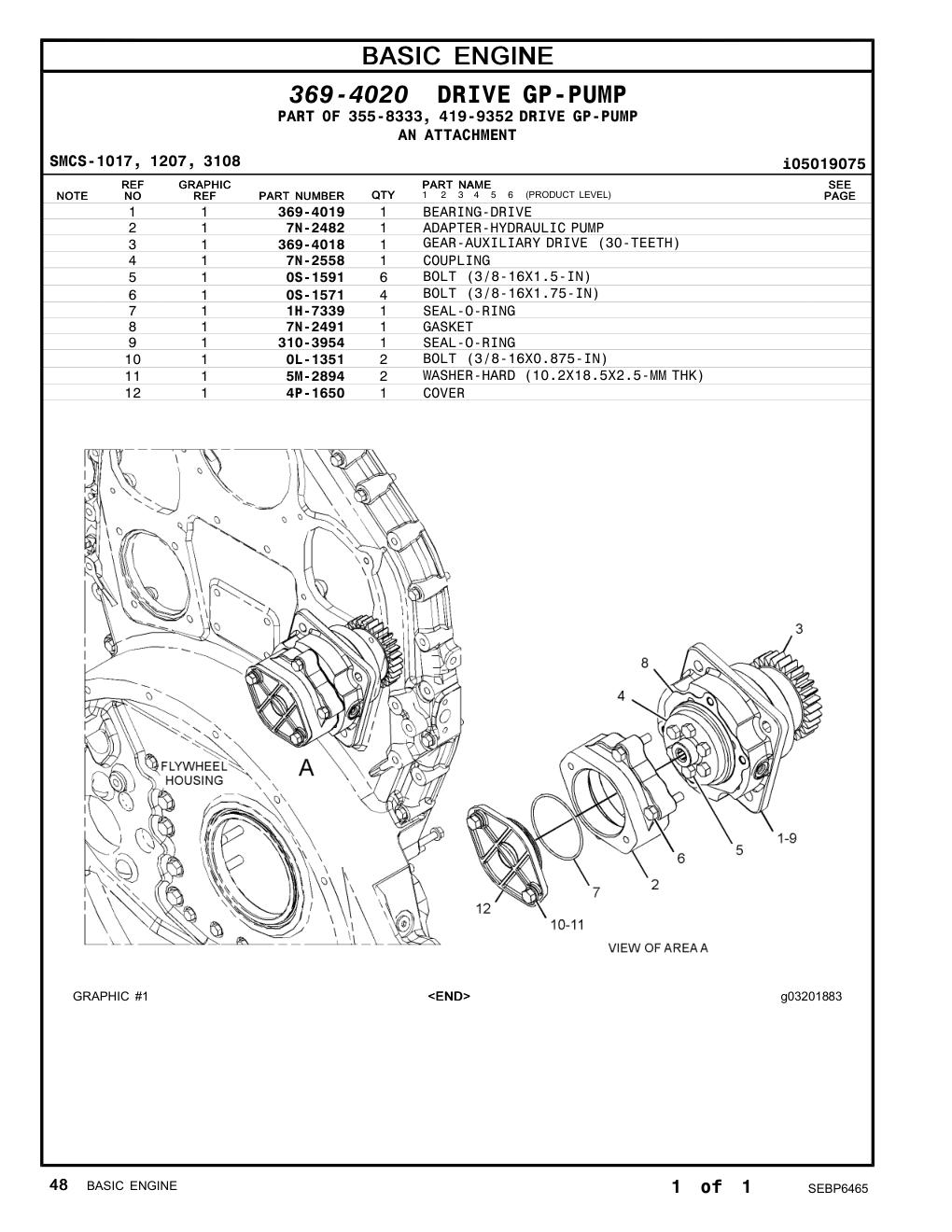 7N-2558 COUPLING CAT parts manual diagram