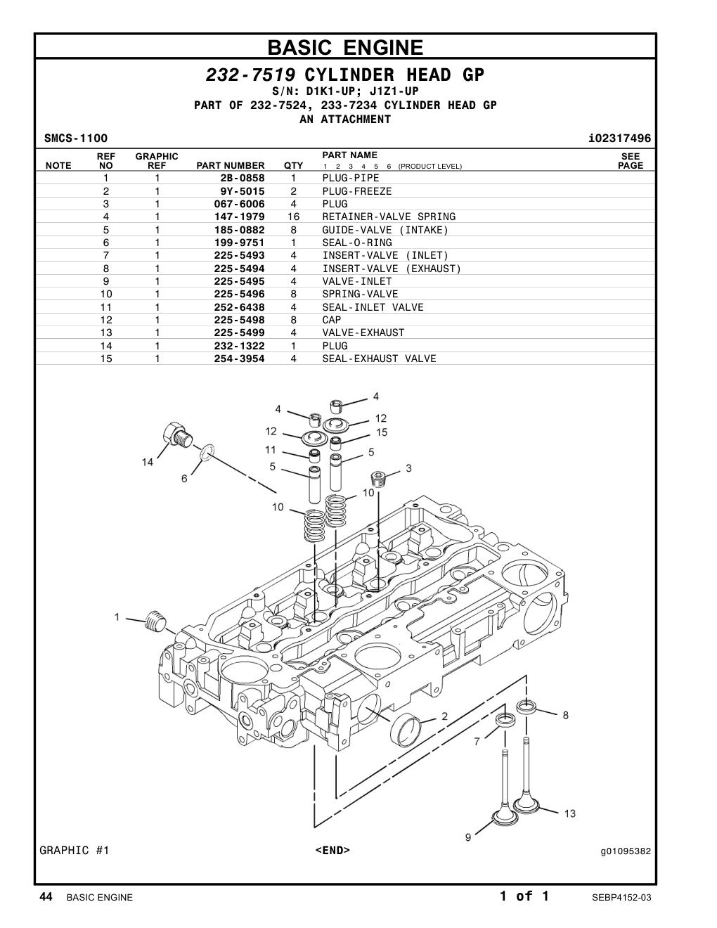 232-1322 PLUG CAT parts manual diagram