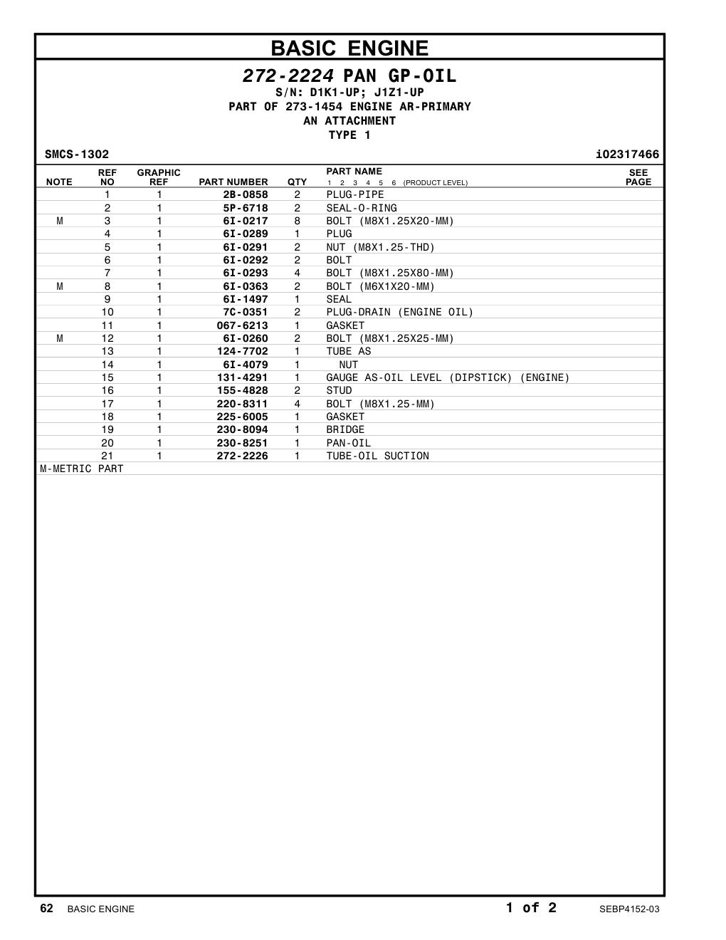 225-6005 GASKET CAT parts manual diagram