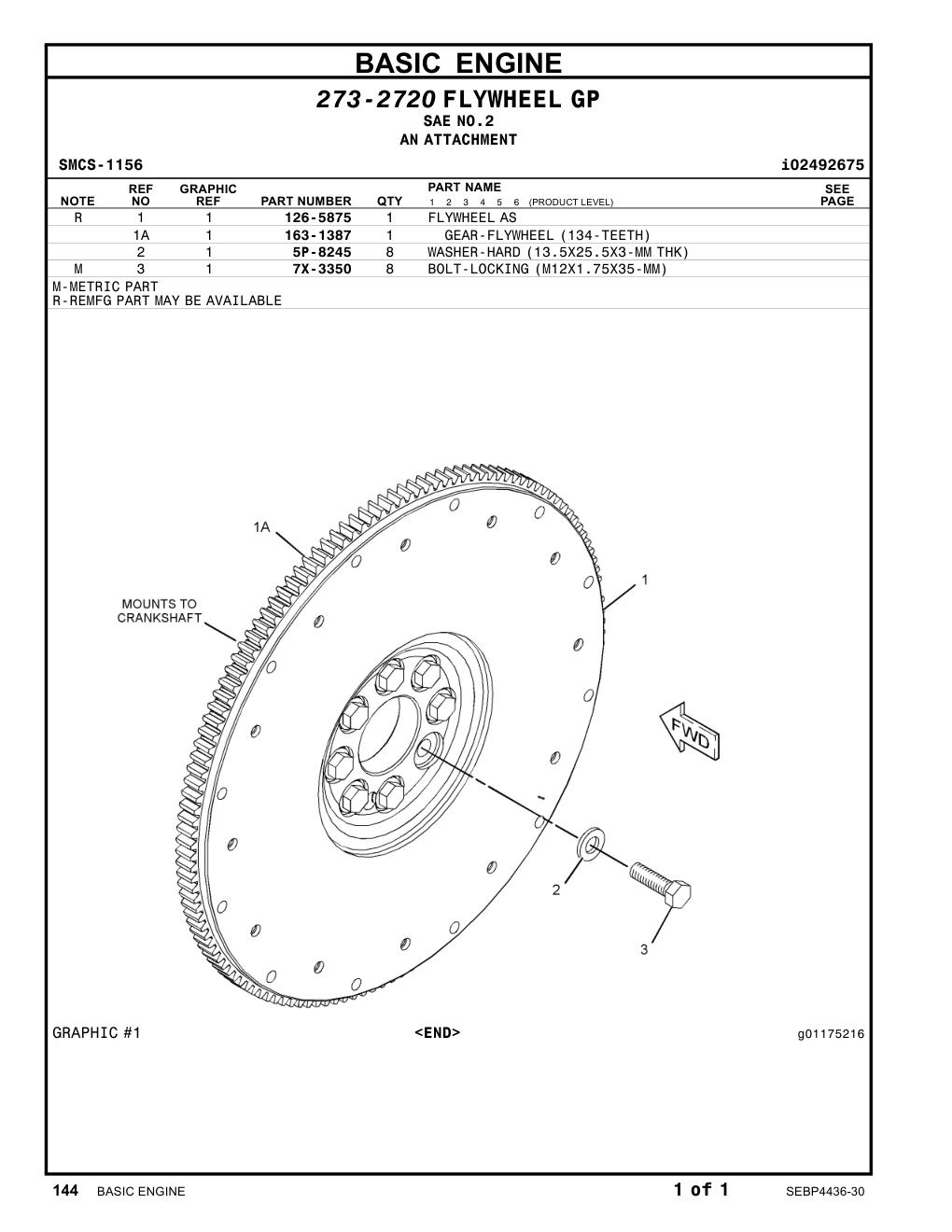 7X-3350 - BOLT-LOCKING (M12X1.75X35-MM)