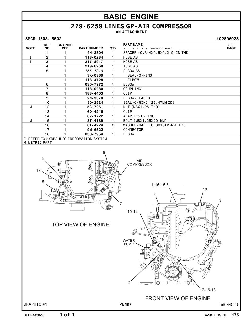 118-0280 COUPLING CAT parts manual diagram