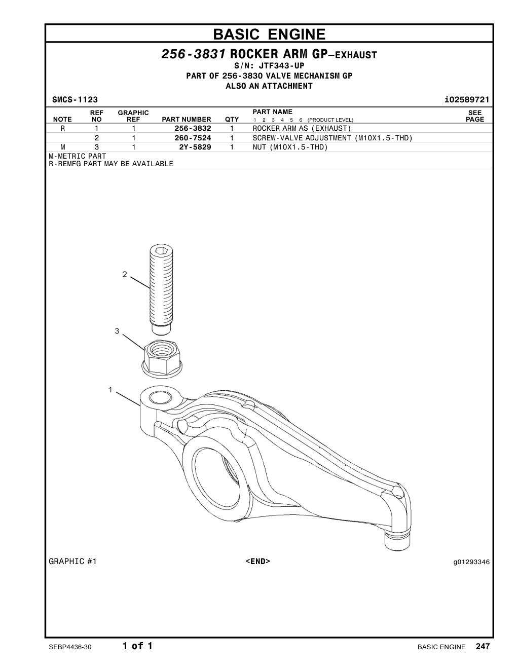 260-7524 - SCREW-VALVE ADJUSTMENT