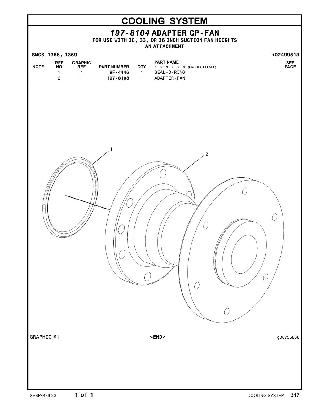 197-8108 - ADAPTER-FAN