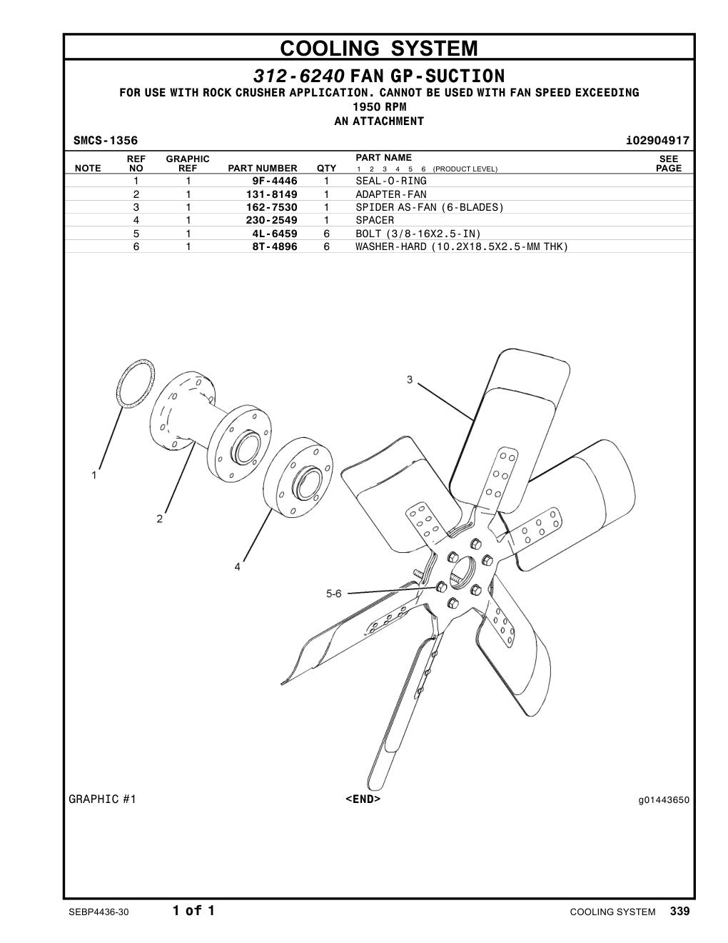 162-7530 - SPIDER AS-FAN (6 BLADE)