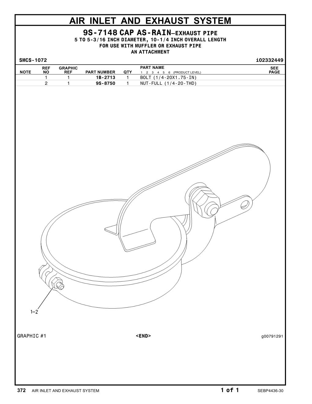 9S-8750 - NUT-FULL (1/4-20-THD)