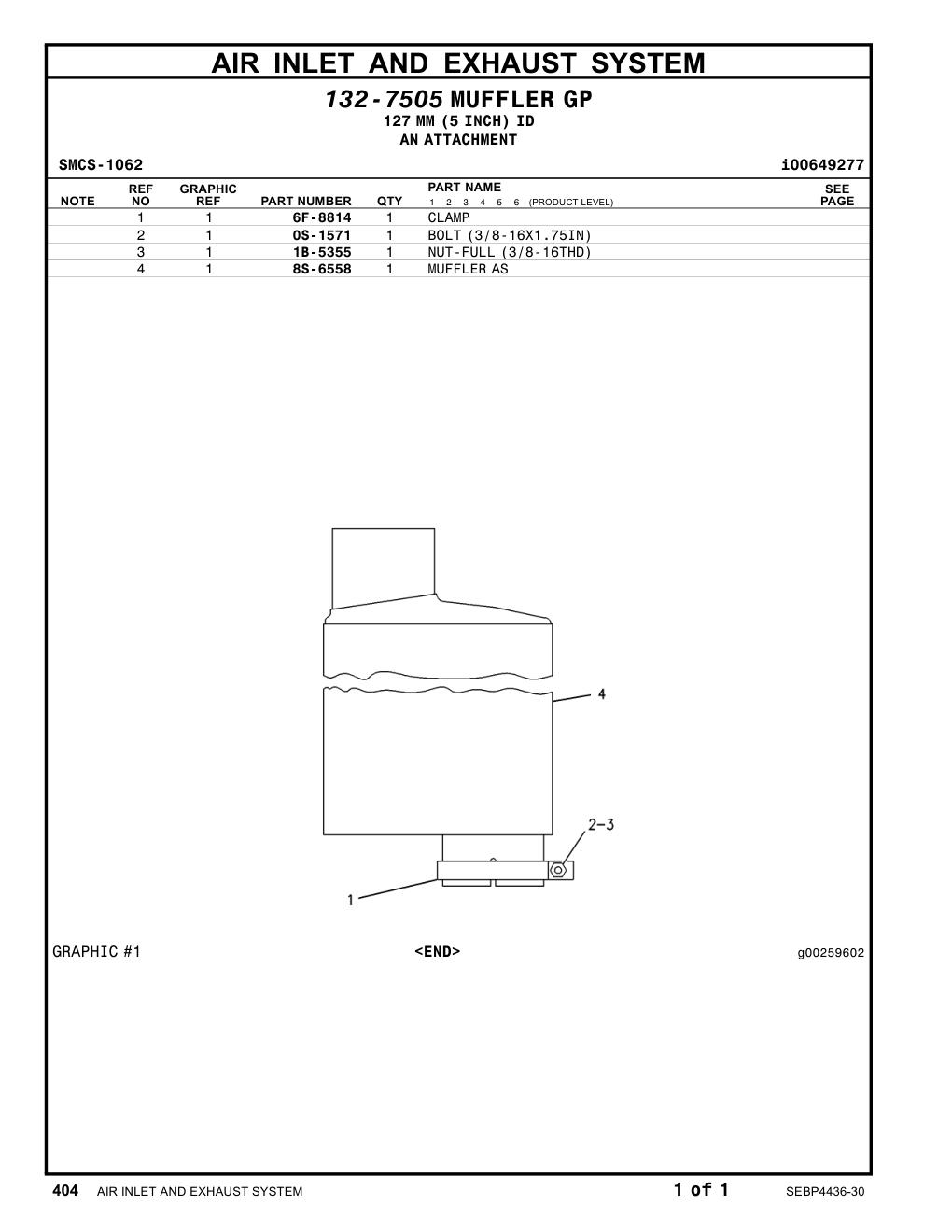 8S-6558 - MUFFLER AS