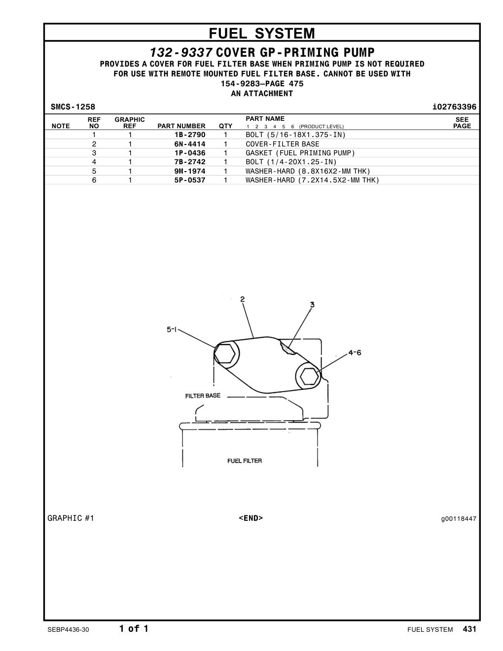 7B-2742 - BOLT (1/4-20X1.25-IN)