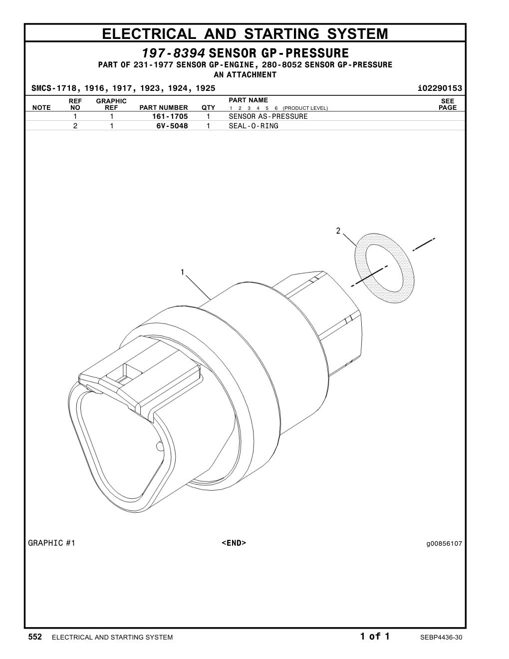 161-1705 - SENSOR GP