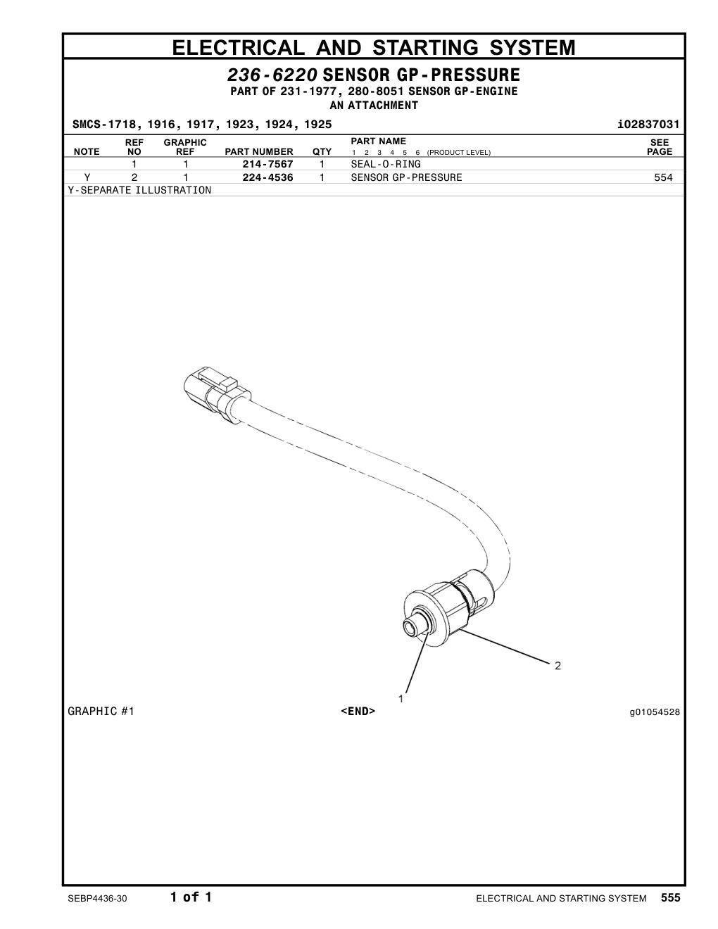 224-4536 - SENSOR GP