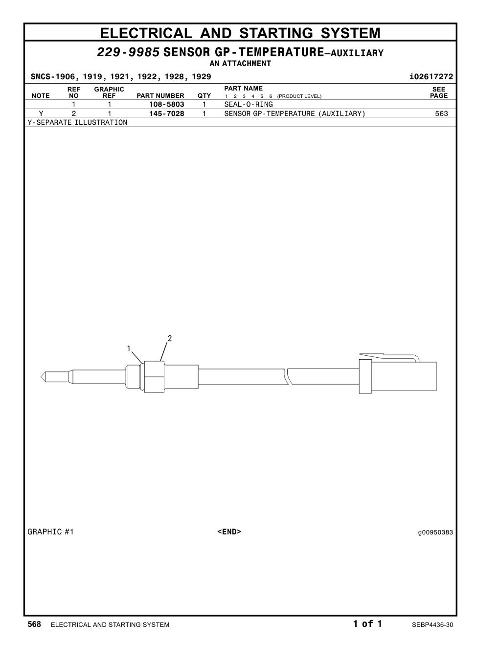 145-7028 - SENSOR GP-TEMPERATURE