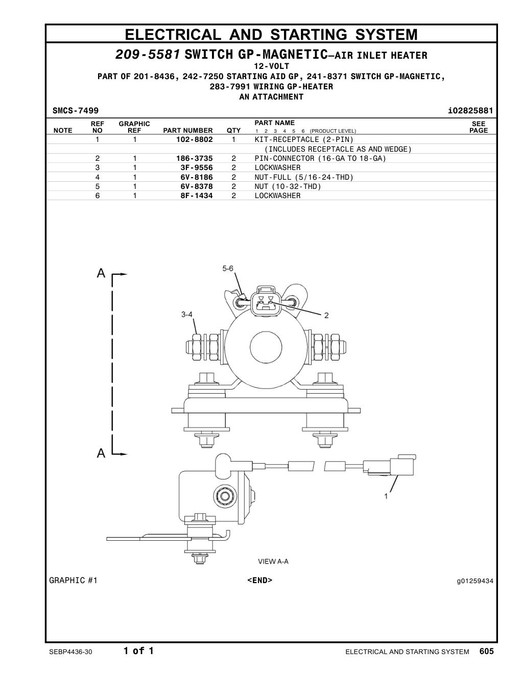 6V-8186 - NUT-FULL (5/16-24-THD)