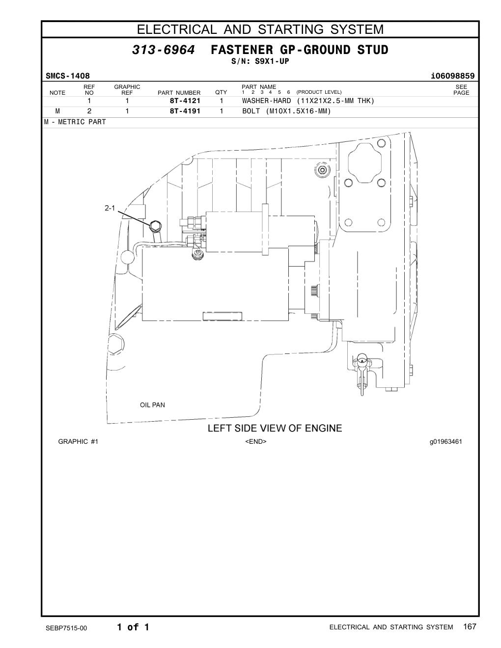 8T-4191 - BOLT (M10X1.5X16-MM)
