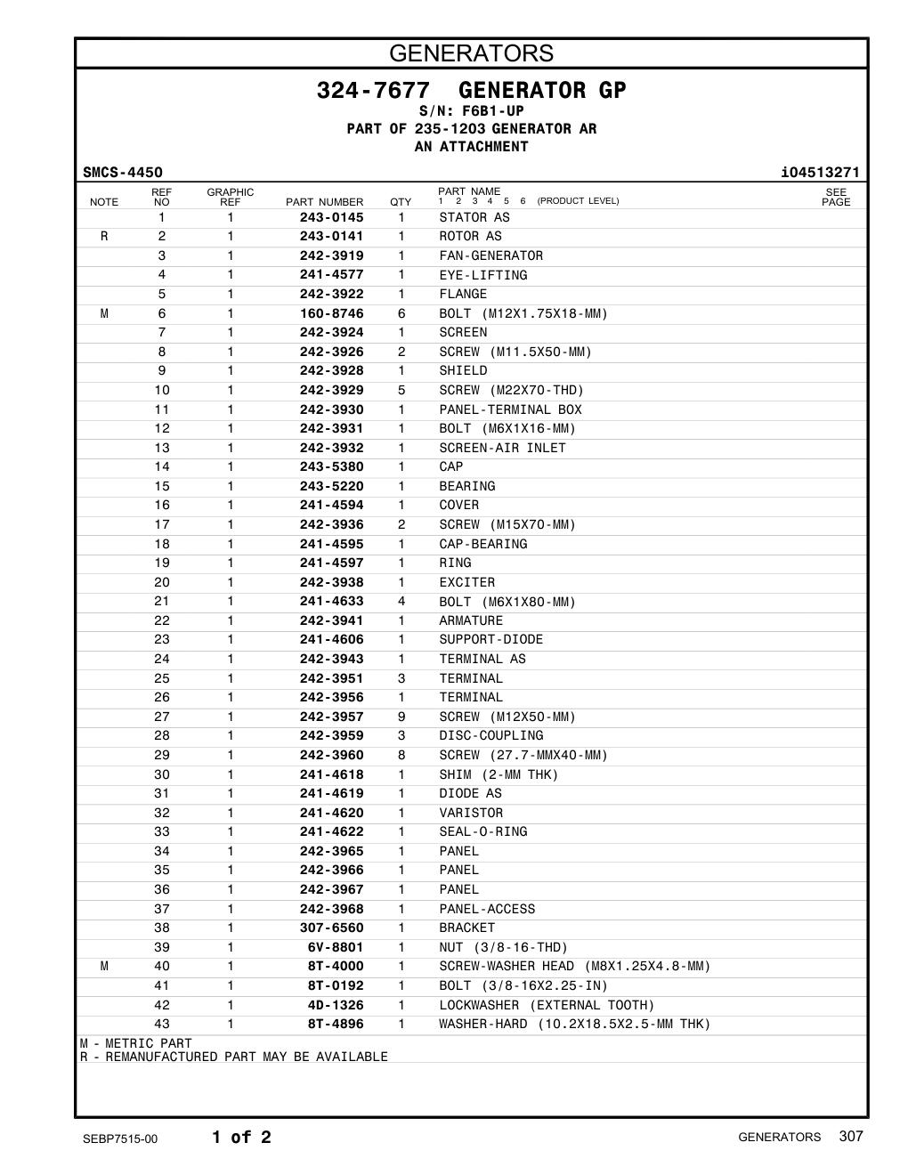 243-0141 - ROTOR AS