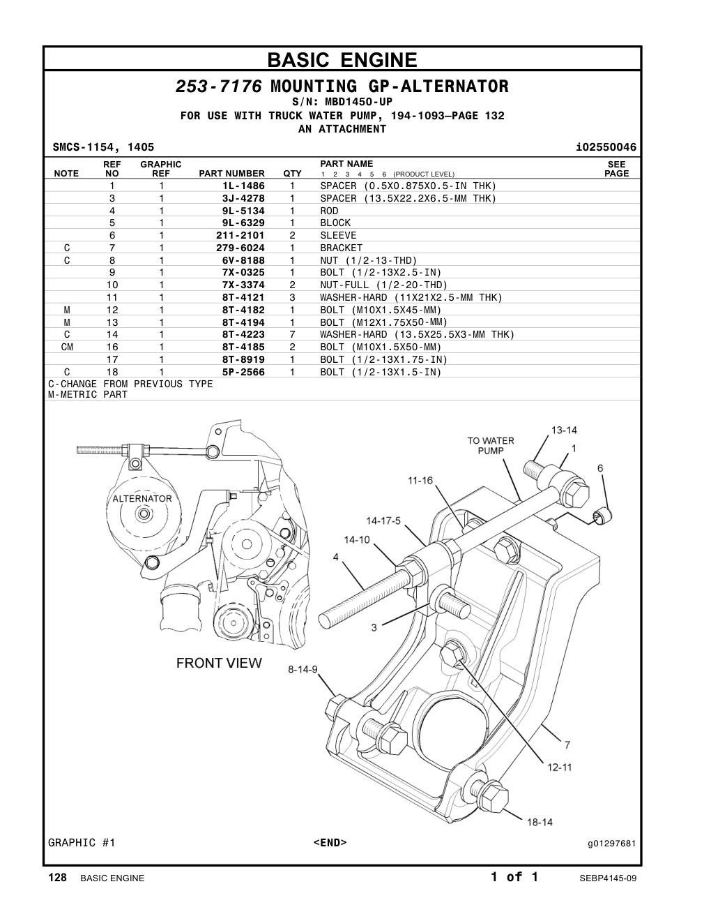 8T-4185 - BOLT (M10X1.5X50-MM)