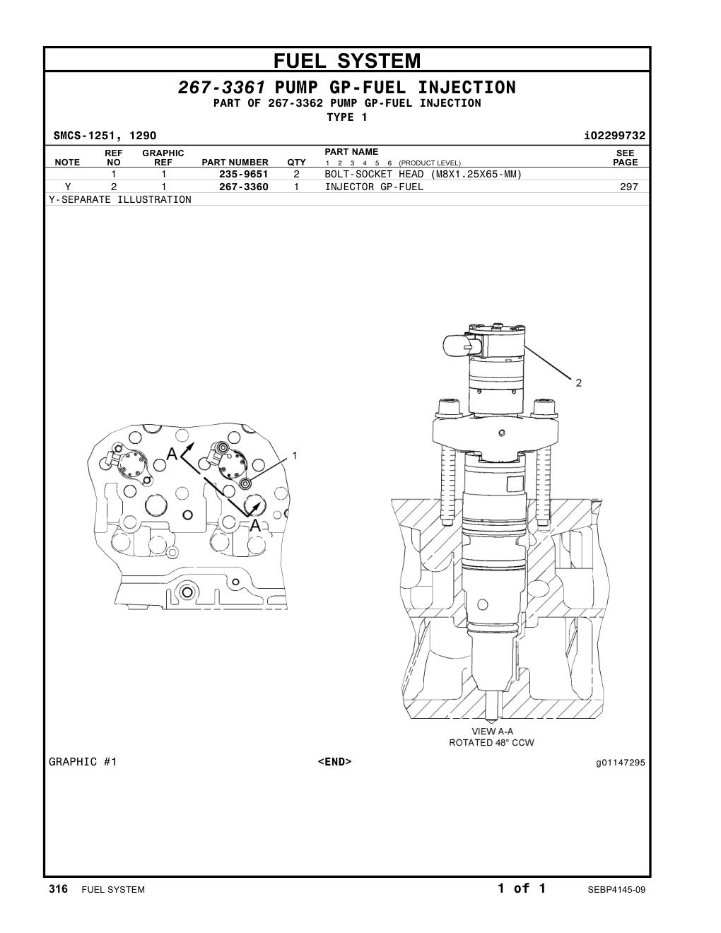 267-3360 - INJECTOR GP