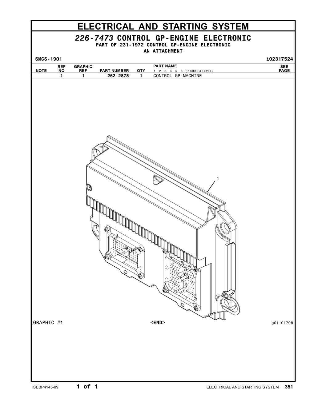 262-2878 - CONTROL GP-MACHINE