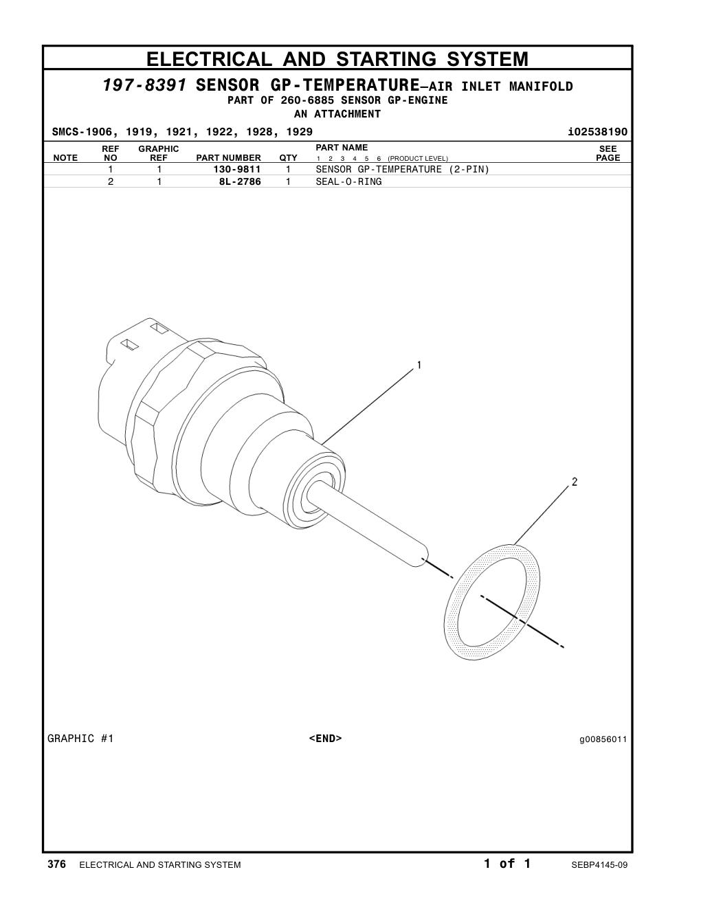 130-9811 - SENSOR GP