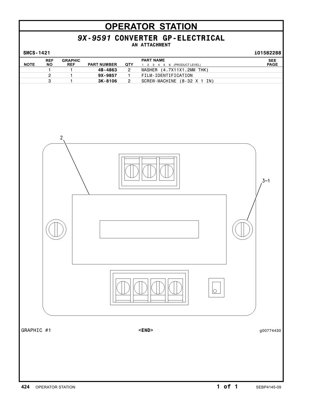 9X-9857 - FILM-IDENTIFICATION (ELECTRICAL CONVERTER)