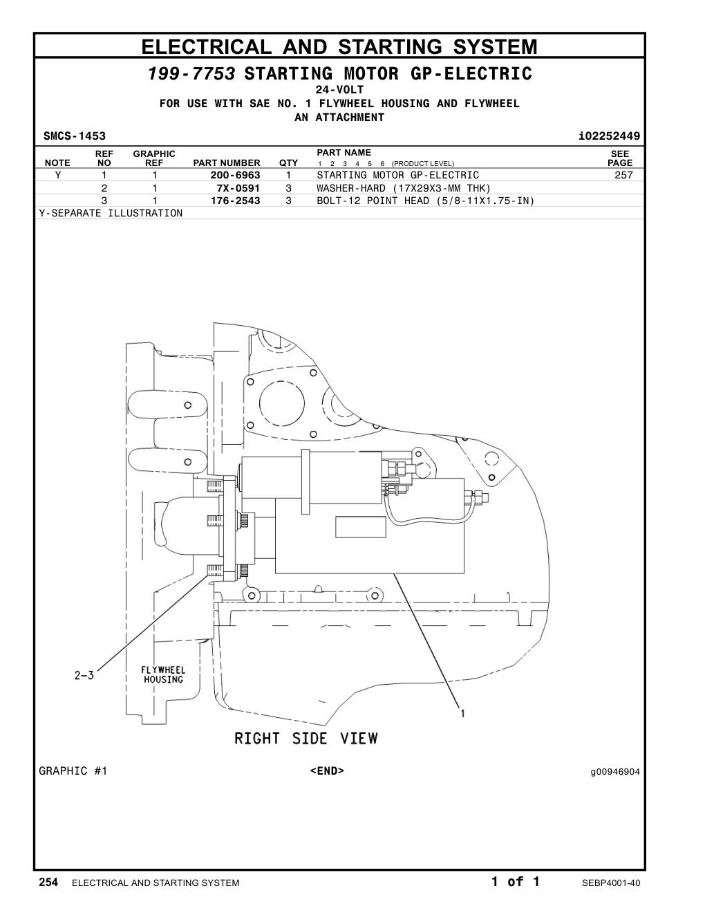 200-6963 - STARTING MOTOR GP-ELECTRIC