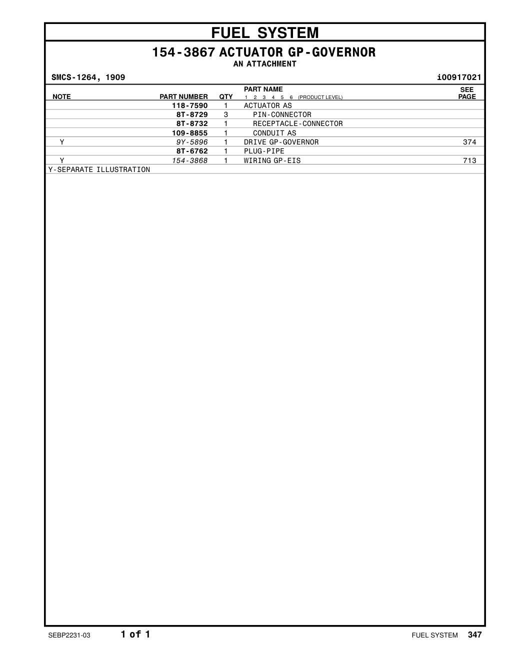 154-3868 - WIRING GP-EIS