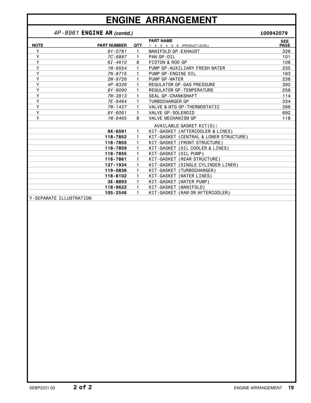 6I-4610 - PISTON & ROD GP