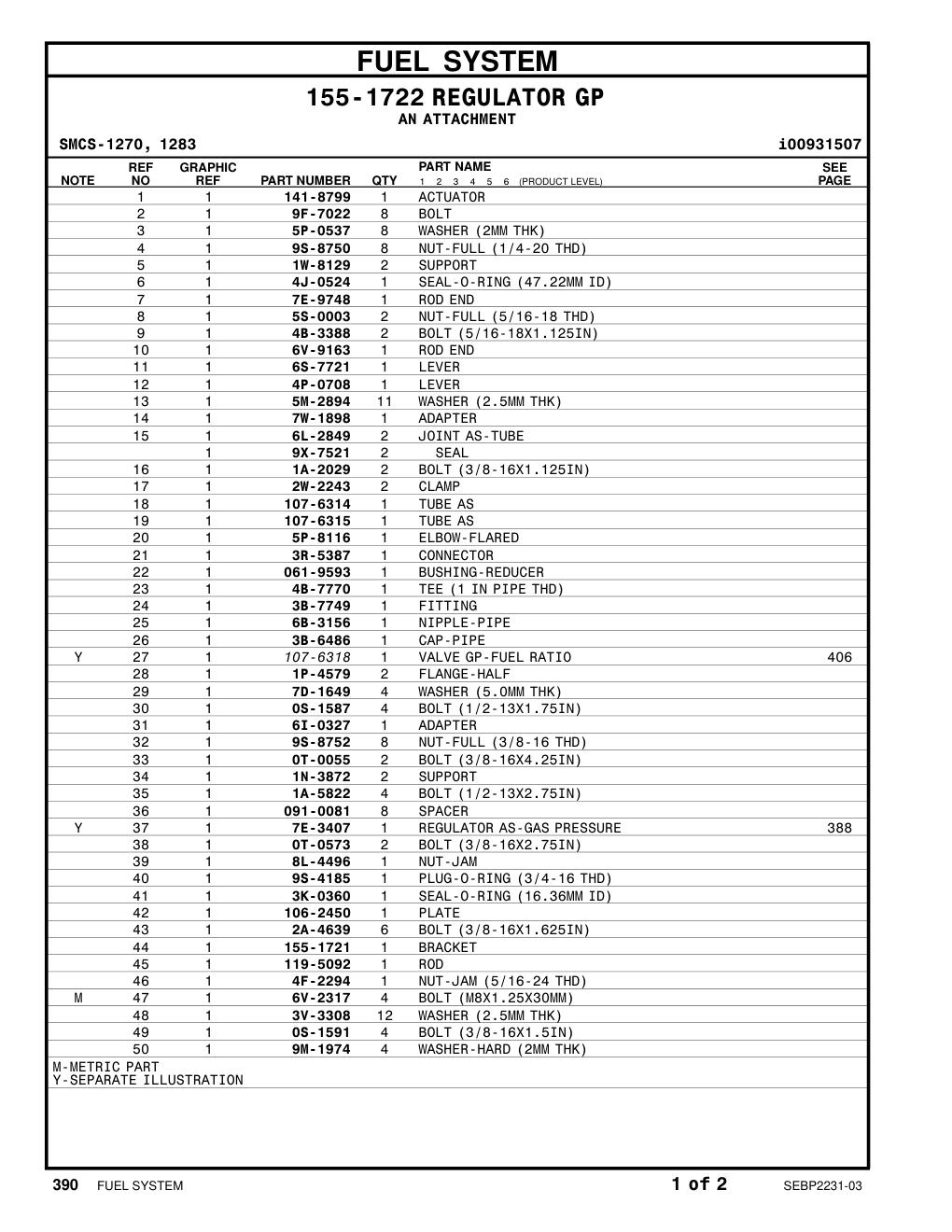 107-6315 TUBE AS CAT parts manual diagram