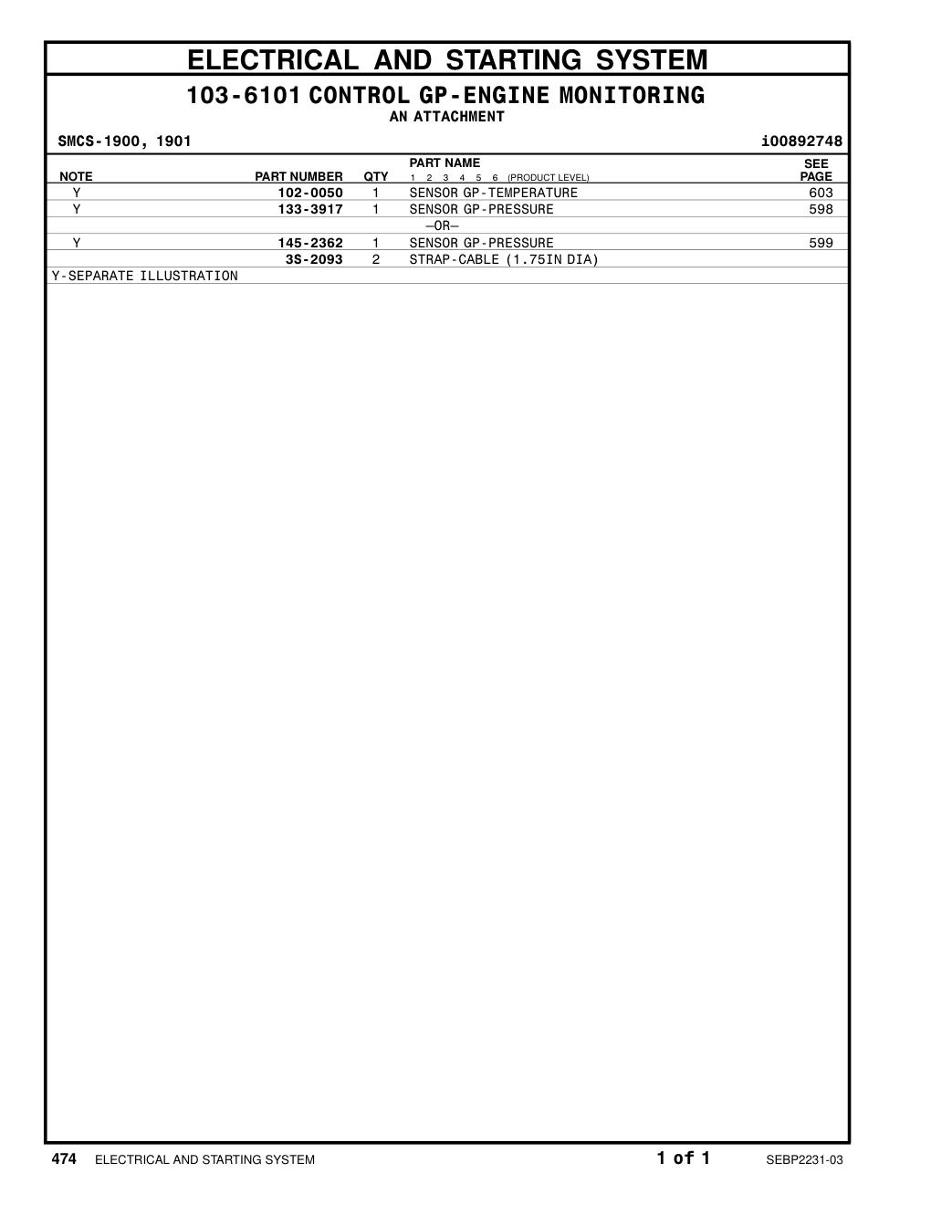 133-3917 - SENSOR GP-PRESSURE –OR–