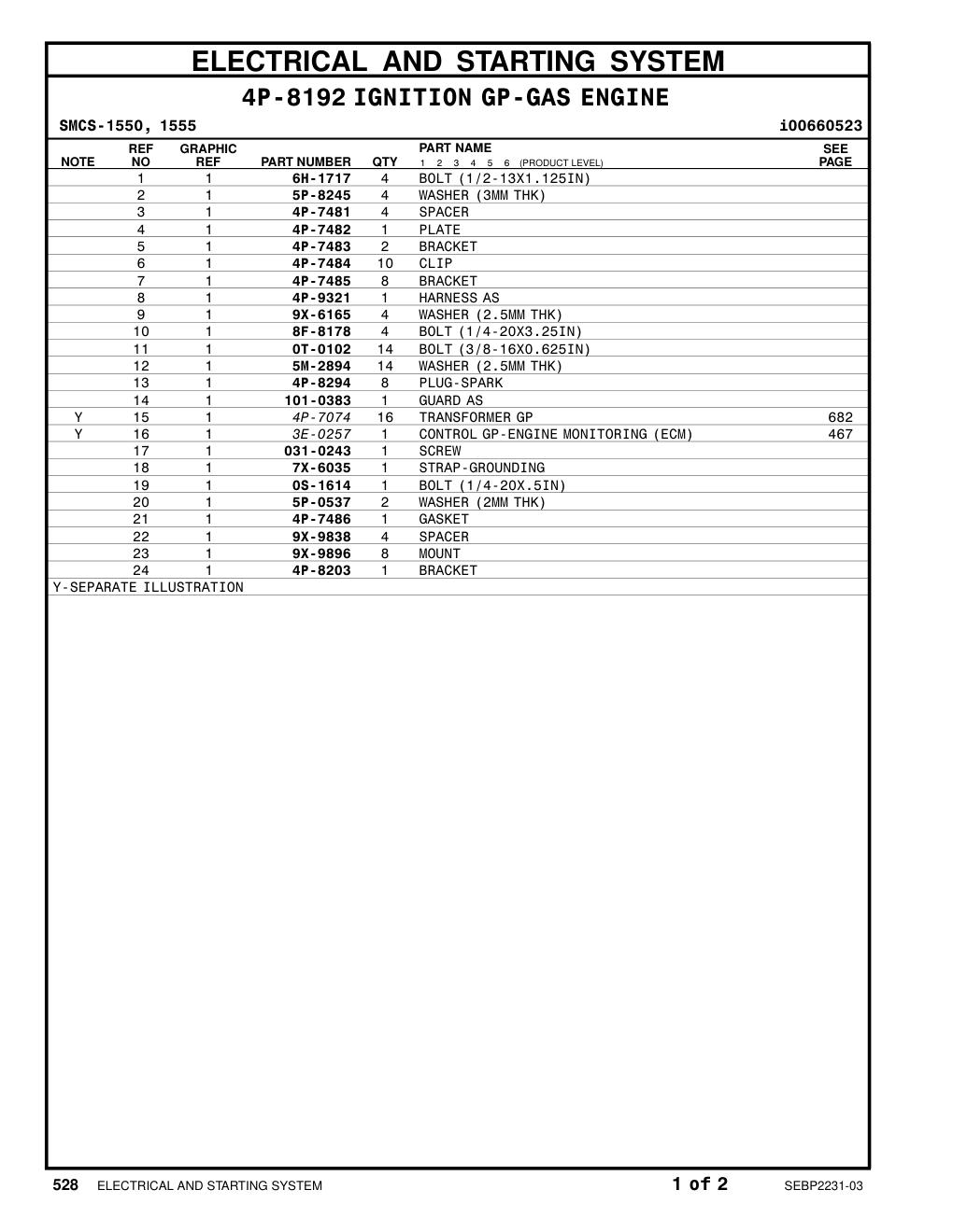 4P-7484 CLIP CAT parts manual diagram