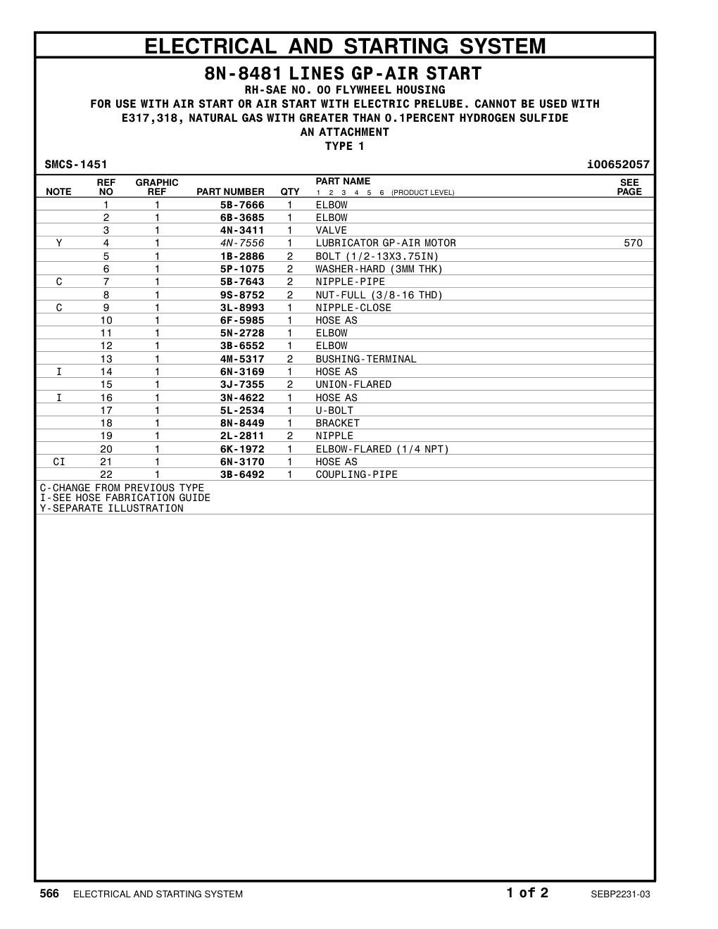 5N-2728 ELBOW CAT parts manual diagram