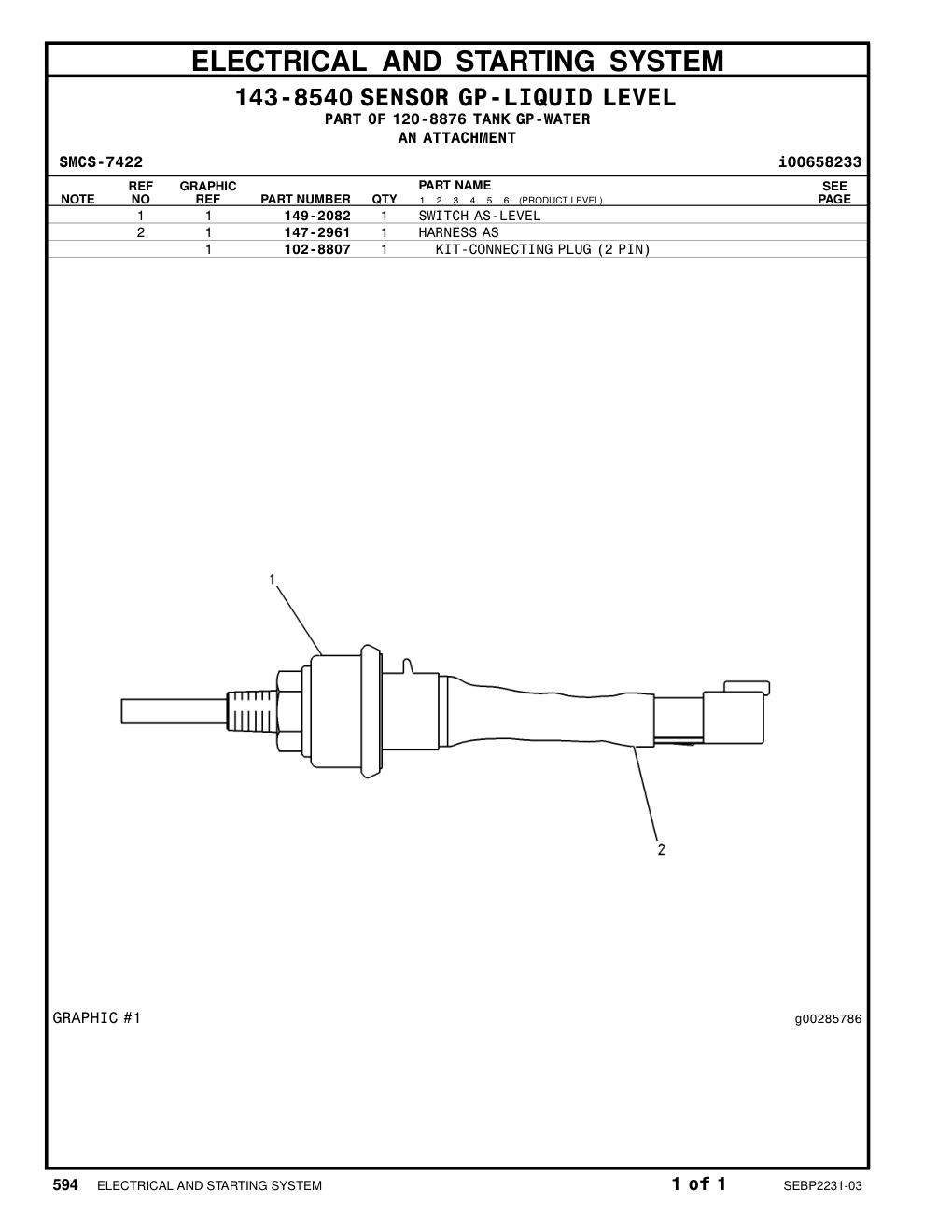 149-2082 - SWITCH AS-LEVEL