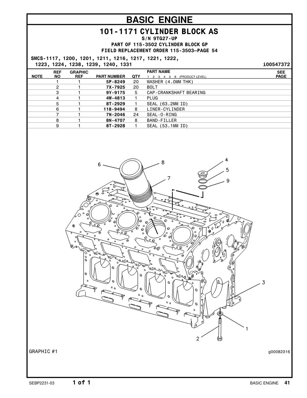 118-9494 - LINER-CYLINDER