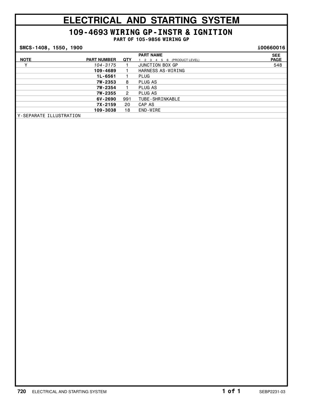 109-4689 - HARNESS AS-WIRING