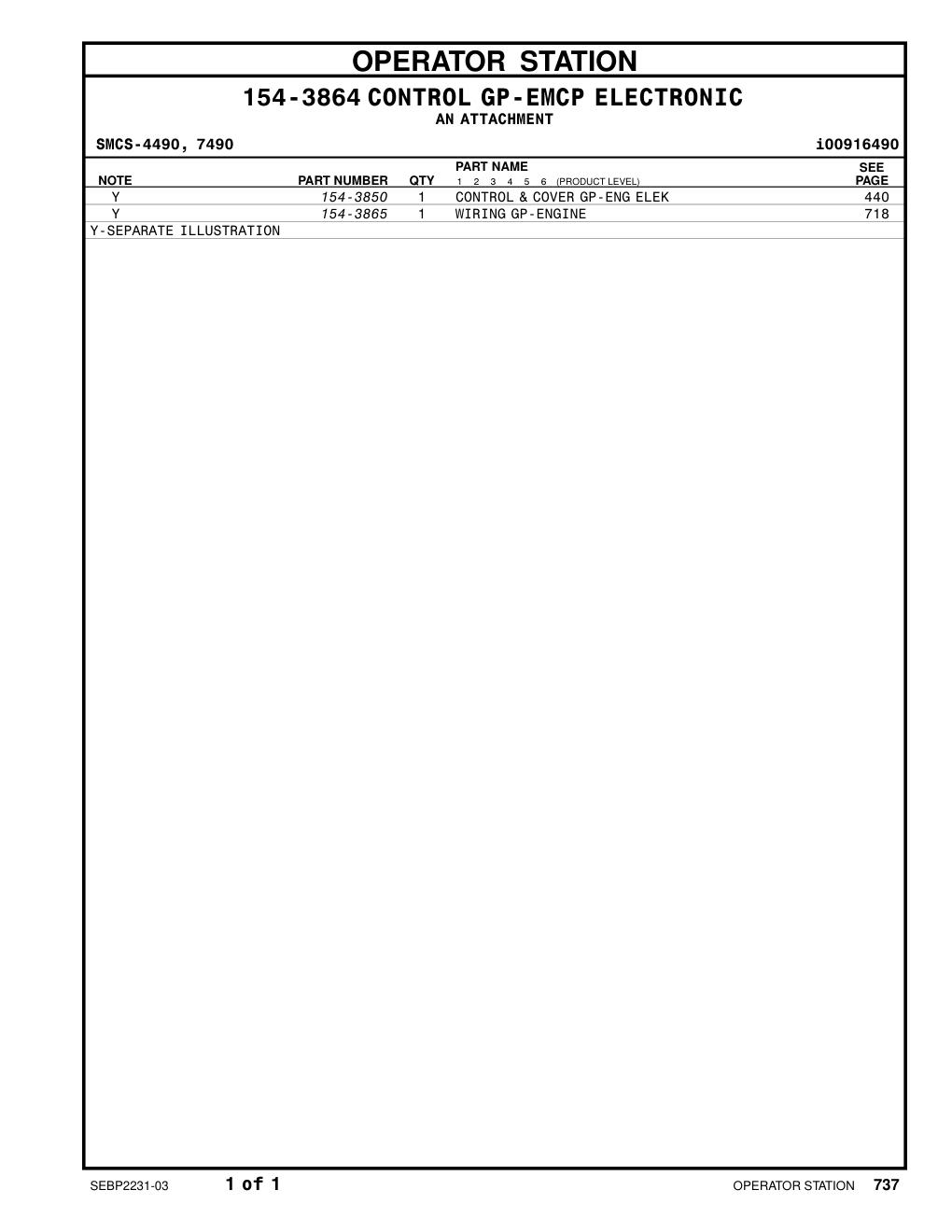 154-3865 - WIRING GP-ENGINE