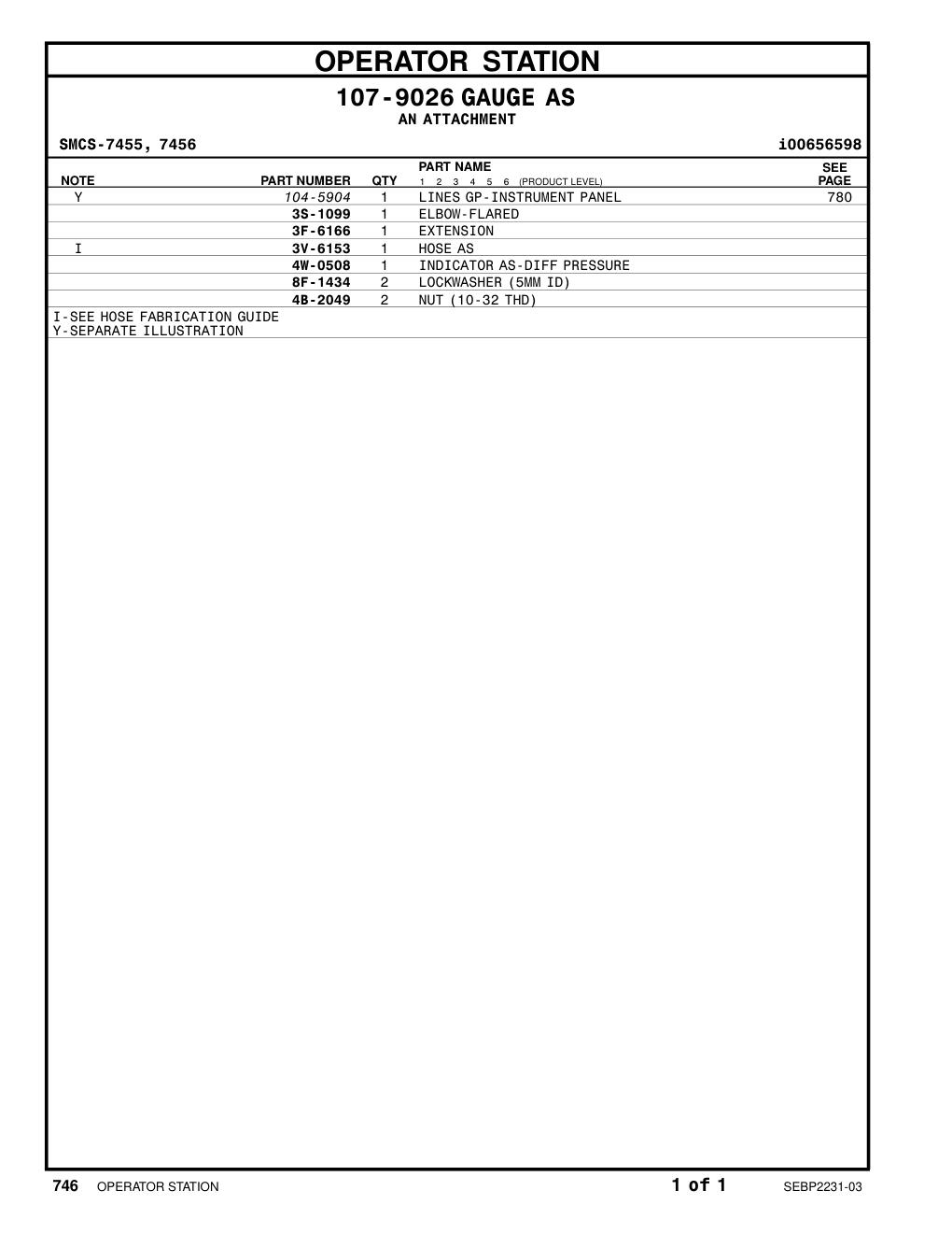 104-5904 - LINES GP-INSTRUMENT PANEL