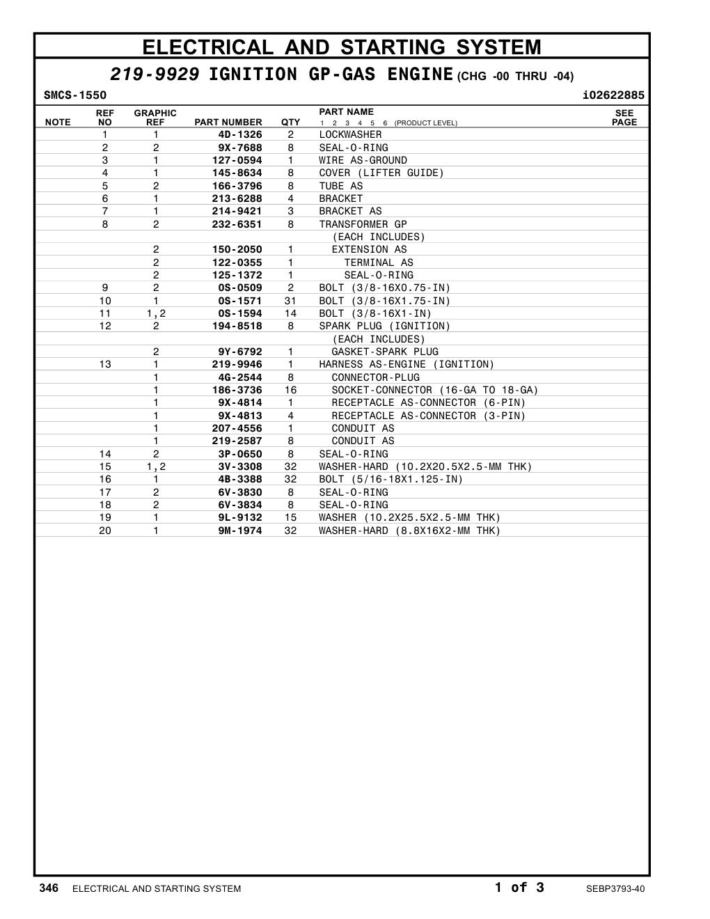 213-6288 BRACKET CAT parts manual diagram