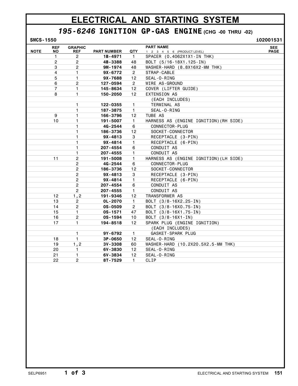 187-3875 SEAL-O-RING CAT parts manual diagram