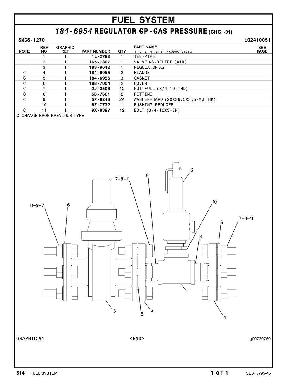 165-7807 VALVEAS-RELIEF(AIR) CAT parts manual diagram