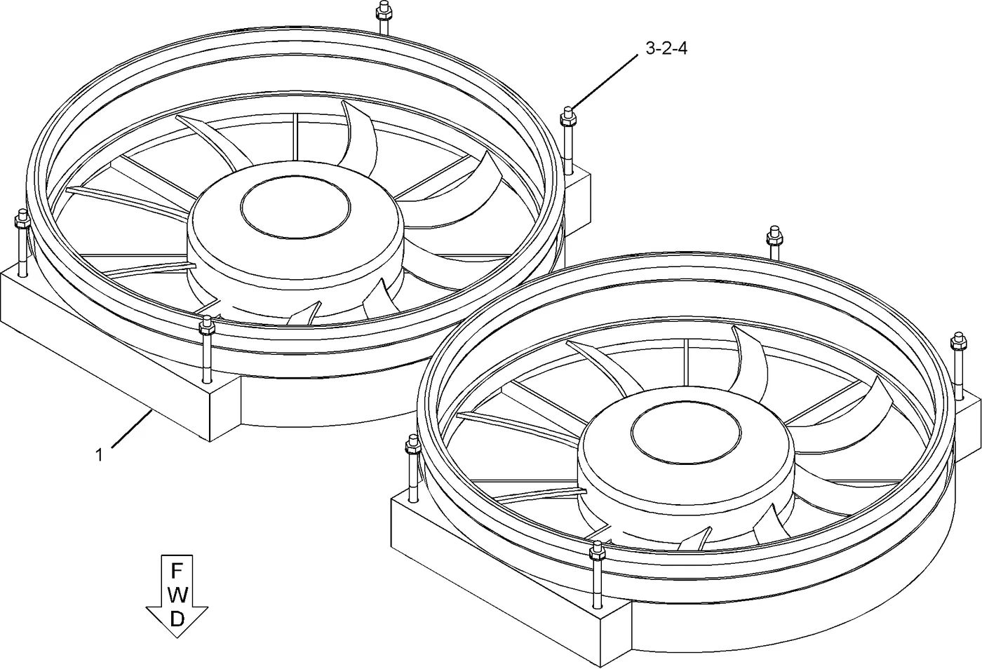 3056 · COOLING SYSTEM · 231-3793 CAT parts diagram