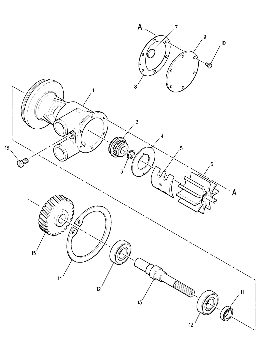 3056 · COOLING SYSTEM · 210-6557 CAT parts diagram
